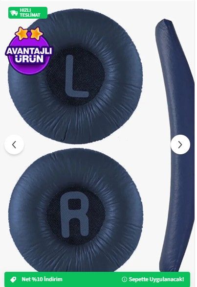 Jbl Ile Uyumlu Kulaklik Pedi Sungeri Tune T500bt 510bt 520bt T560bt T600 T450 460 Jr300 310 T250 P - %55.6 İndirim