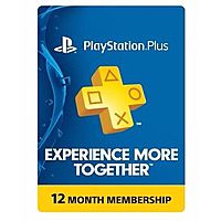 12-Month Sony PlayStation Plus Membership (Physical Card)
