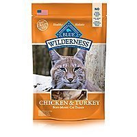 2oz Blue Buffalo Wilderness Grain Free Soft-Moist Cat Treats (Chicken & Turkey)
