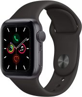 Apple Watch Series 5 w/ Black Sport Band (GPS