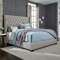 Price Drop! Monroe Upholstered Queen Bed (2 Colors)