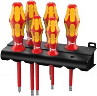 6-Piece Wera Kraftform Plus 160i/6 Insulated Professional Screwdriver Set