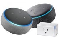 2x Amazon Echo Dots Smart Speakers + TP-Link Kasa Mini Smart Plug