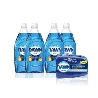 4-Pack 19oz. Dawn Ultra Liquid Dish Soap + 2-Count Dawn Sponge