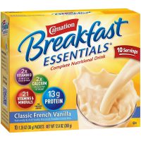 60-Pack 1.26oz Carnation Breakfast Essentials Powder Drink Mix (French Vanilla)