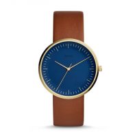Fossil: Extra 40% Off: Fossil Essentialist Three-Hand Brown Luggage Watch