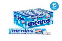15-Rolls Mentos Chewy Candy (Mint Flavor)