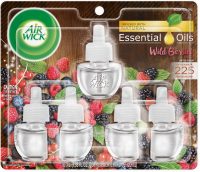 5-Pack Air Wick Plug in Scented Oil Refills (Wild Berries Scent)