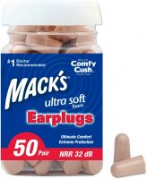 50-Pair Mack's Ultra Soft Foam Earplugs (32dB NRR)