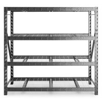 4-Shelf Gladiator Welded Steel Shelving Unit (8000lb Capacity)