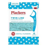 75-Count Plackers Twin-Line Dental Floss Picks