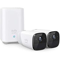 eufy Security eufyCam 2 1080p 16GB Wireless Home Security System w/ 3-Cam