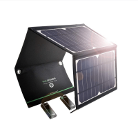 RAVPower 16W Solar Panel Charger w/ Dual USB Port