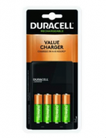 4-Count Duracell AA NiMH Batteries w/ Ion Speed 1000 NiMH Charger