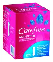 120-Count Carefree Acti-Fresh Feminine Protection Daily Liners (Regular)