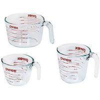 3-Pc Pyrex Measuring Cup Set