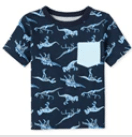 Baby and Toddler Boys Mix and Match Print Pocket Tee