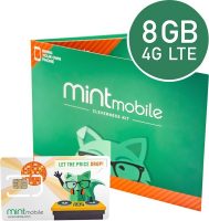 3-Month Mint Mobile 8GB 4G LTE Prepaid SIM Card Kit