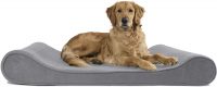 Furhaven Therapeutic Orthopedic Ergonomic Contour Jumbo Dog Bed (Gray)