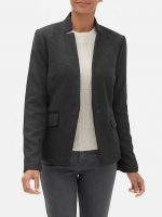 Banana Republic Factory: Women's BOGO: Tie Jacket 2 for $23.80 Charcoal Blazer