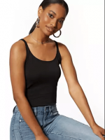New York & Company: Women's Black Velvet Wrap Top $8.50