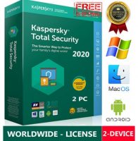 KASPERSKY TOTAL Security 2020 /2 Device /1 Year / Win-Mac-Android / GLOBAL - KEY