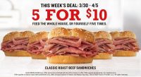 Arby's Drive-Thru Orders: Arby’s Classic Roast Beef Sandwiches