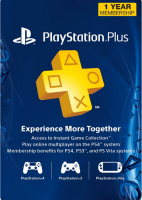 1-Year Sony PlayStation Plus Membership (Digital Delivery)