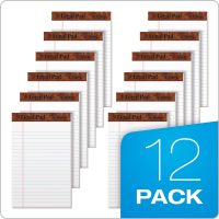 12-Pack 50-Sheets 5"x8" TOPS Writing Pads (Jr. Legal Rule)