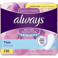 120-Count Always Thin Daily Liners