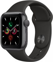 Apple Watch Series 5 40mm GPS Smartwatch (Space Gray or Gold Aluminum)