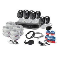 Swann 8-Ch Security System w/ 8x 4K Bullet Cameras 2TB DVR Night Vision & More
