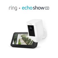 Ring Spotlight Cam (Wired or Battery) + Amazon Echo Show 5
