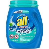 180-Ct All Mighty 4-in-1 Laundry Detergent Pacs (Odor Lifter)
