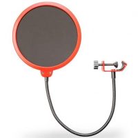 Deco Gear Universal Pop Filter w/ Goose Neck Mic Stand Clip