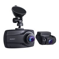 Aukey DR03 Front and Rear 1080P Dash Cams w/ Supercapacitor & 2.7" Screen