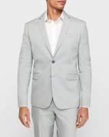Men's Performance Polo $12.50 Men's Cotton-Blend Stretch Suit (Slim Light Gray)