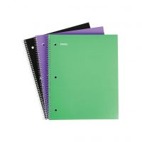 3-Pack Staples 1-Subject Notebooks (8.5" x 11" College Ruled)