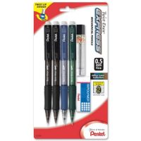 4-Pack Pentel Twist Erase Mechanical Pencil w/ Eraser + Refill Lead