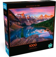 1000-Piece Buffalo Games Photography Jigsaw Puzzle (Mountains on Fire)