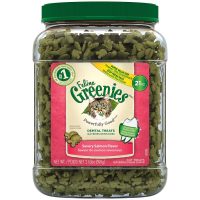 21oz Feline Greenies Natural Dental Care Cat Treats (Salmon)