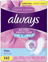 162-Count Always Thin Daily Liners