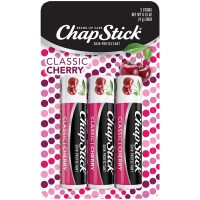 3-Count ChapStick Classic Skin Protectant Flavored Lip Balm Tube (Cherry)