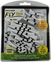 40-Count Champ Zarma FLYtee My Hite 6-Prong Golf Tee Combo Pack