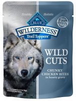 24-Pack 3oz Blue Buffalo Wilderness Trail Toppers Wild Cuts Wet Dog Food Topper
