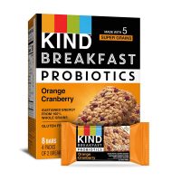 32-Count 1.76-Oz Kind Breakfast Probiotic Bars (Orange Cranberry)