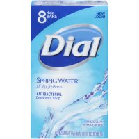 8-Count 4-Oz Dial Antibacterial Deodorant Bar Soap (Spring Water Gold & White)