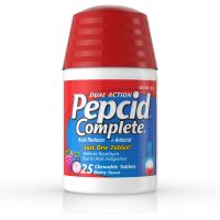 25-Ct Pepcid Complete Acid Reducer + Antacid Chewable Tablets (Berry)