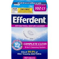 102-Count Efferdent Complete Clean Denture Cleanser Tablets