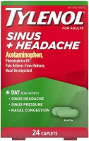 24-Count Tylenol Sinus + Headache Non-Drowsy Daytime Caplets